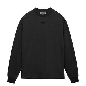 ESSENTIALS Long-sleeved T-shirt with a small logo on the chest